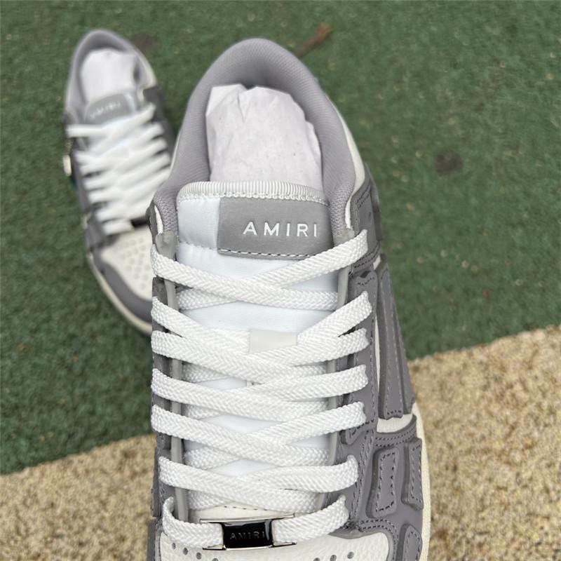 Pk God Amiri Men''s Skel LOW Sneakers GREY retail materials ready to ship